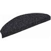 Generico Tappetini per Scale autoadesivi 20 pz 65x21x4 cm Neri semicircolari Grandi,Nero,4.36kg,3365645