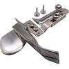 CKPSMS 1 set di raccoglitori regolabili con bordo grezzo, piegatura singola, #A4B, per macchine da cucire (taglio a nastro misura 2,8 cm)