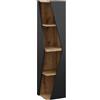 Vicco Armadio per il bagno Benno, Antracite, 31.6 x 70.5 cm con 3 ripiani, per la conservazione in bagno, combinabile con altri moduli