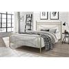 SISA srl, Struttura Letto Matrimoniale, Letto Matrimoniale Moderno, Letto Ferro Battuto, Modello Matilde, Colore Beige Anticato (Con Sfumature Oro), 170x120x195 cm, 100% Made in Italy