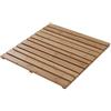 Inbagno Pedana Doccia Antiscivolo in bambù - Quadrata 50 x 50 cm - Colore Miele