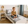 leomark Letto per Bambini 160x80 cm con Materasso e Rete in Legno - Letto Sicuro con Angoli Arrotondati, Design Moderno per Cameretta, Comodo e Resistente