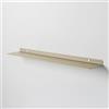 Steelnovo | Zeno, Mensola da Parete in Metallo Verniciato, Mensola da Muro Portaoggetti, 80x3x15 cm, Colore Beige, Design Minimal e Moderno, Scaffale da Muro, Made In Italy