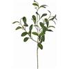 artplants.de Ramo di vischio Artificiale SAJAN con Bacche, Verde, 55cm - Ramo Finto