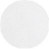 BELLIFFY 20 Pezzi Maglia di Plastica Rotonda per Punto Croce, Rete Tagliabile Bianca 11,5cm per Fondo Borsa Fai-da-Te, Accessorio Multiuso per Amanti del Ricamo