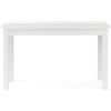 Mar.c.a. Design - Tavolo da Pranzo Allungabile Rettangolare 140x85x76 cm - Allungabile Fino a 220 con Piano in Legno Nobilitato - Bianco Frassinato - Made in Italy