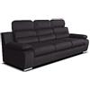 Robin Inspire Amber Divano 3 Posti Con Funzione Letto Divano Per Il Soggiorno Sofa Per La Camera Da Letto Divano 238 x 96 x 95 cm Tessuto Kronos Nero