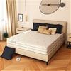 Baldiflex Emporio Materasso Matrimoniale in Memory 180 x 200 cm Symphony 18 + 6 Memory Alto 25 cm - Rivestimento Sfoderabile Silver Safe