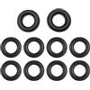 HamPaesk 10 Pezzi utili Anello di Gomma for avvolgitore Bobina Ruota Frizione Parti for Macchina da Cucire 15287 Adatto for Accessori Singer Brother
