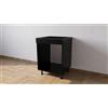 Alfredo Calandrelli Mobile Base Forno da 60 cm, di Colore Nero con Le Seguenti Misure: l=60, h72, P=55 cm spedizione in Kit, con pattina. Altezza compresa di Piedini 82 cm