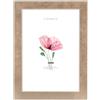 Lupia - Cornice portafoto in Legno Ecologico MDF da Parete Quadra Oro con Bordo Interno Filo Bianco, Champagne Dorata, per Foto, Stampe artistiche, Poster, Quadri Moderni 50x70 cm