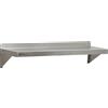 Mahlzeit Mensola da parete in acciaio inox | 120 x 30 cm | 1 ripiano che può sopportare 50 kg | Resistente alla corrosione, facile pulizia | Mensola da cucina Mensola sospesa Mensola da parete Ripiano