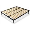 Bed Store SISTEMI RIPOSO Rete A Doghe Strette Matrimoniale 160X200 Ortopedica Doppio Rinforzo + Con 4 Piedi H30