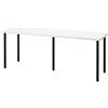 ProTuning Scrivania LAGKAPTEN/ADILS, 200x60 cm, bianco/nero