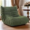 Fucxeoy Poltrona a Sacco Angolare, Sedia per Camino, Comodo Divano da Pavimento, Design Ergonomico, Poltrona Singola Senza Braccioli per Soggiorno, Camera da Letto, Dormitorio, Salone, Ufficio (verde)