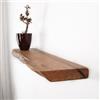 EYTVYUWPT Scaffale A Muro Per Pareti Divisorie, Scaffale Originale In Legno Laminato, Scaffale A Muro Per Pareti Divisorie, Legno Massiccio, Bordi Irregolari, Pannelli Ispessiti, Spessore 2,5CM(Chestnut,40*25*2