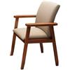 ZCY HOME Poltrona ergonomica in legno massello Sedia da ufficio per la casa Sedia da studio per bambini Sedia da computer Sedia da pranzo semplice Levigatura liscia Comfort di seduta Nessun odore (Color : Wal