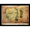 iPosters Pyramidal International, Lo Hobbit - Stampa con Cornice A3 La Mappa del Viaggio