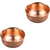 Alipis 2pezzi Retro Buddista Rame Multi- per Offerte e Decorazioni Design e Superficie per del Buddhismo e