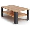 Vicco Tavolino da salotto, Antracite, 100 x 60 cm