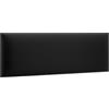 murando - Testiera Letto Imbottita - Rettangolo Ecopelle - 30x90 cm 1 Pezzo - Pannelli Decorativi per Pareti - Cuscini Testata Letto - Pannelli Imbottiti per Cameretta - Resistente alle Macchie - Nero