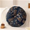 boiszeda Cuscino Retro Indiano in Filo di Cotone 2026 Fiore Americano Moneta Morbido Respirante Cuscino Yoga Meditazione