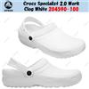 Crocs Zoccolo da lavoro Crocs Specialist 2.0 bianco 204590-100 taglia unisex