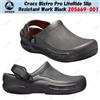 Crocs Bistro Pro LiteRide Antiscivolo da Lavoro Nero 205669-001 Taglia Unisex