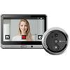 EZVIZ DP2C (ARGENTO) - VIDEOSPIONCINO WIRELESS FHD - DISPLAY 4.3"" - SENSORE INFRAROSSI PIR - AUDIO E VIDEO BIDIREZIONALE EZVCSD - EZVCSDP2C