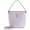 GUESS borsa a tracolla Patsie Top Handle Bucket Lilac lilla