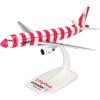 Herpa Snap-Fit modello di aereo Condor Airbus A320 FlyPink Plane, in scala 1:200, modello di aereo, pezzo da collezione, miniatura deco, statuetta con supporto in plastica