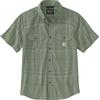 Carhartt - Camicia da Uomo, vestibilità Ampia, Peso Medio, a Maniche Corte, a Quadri, Modello 106746, M