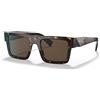 Prada Occhiali da Sole PR 19WS Dark Havana/Brown 52/21/145 uomo