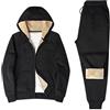 Laquieio Completo Tuta Felpe Da Uomo Fine Fleece Warm Con Zip - Autunno Inverno Primavera Sci Montagna Unisex - Manica Lunga Felpa Con Cappuccio Pelliccia Comfort Outdoor 2025