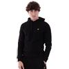 Lyle & Scott Ml1139V Brushback Pullover Hoodie Z865 Col.Nero Nero/L