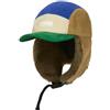 Generic GLDFW Cappello bomber in velluto a coste a contrasto di colore caldo protezione per le orecchie cappello bomber donna uomo ispessito inverno antivento berretto da baseball, cachi, Taglia unica
