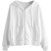 HEONSATI Felpa Con Zip Donna Leggera Felpa Cotone Con Zip Leggera Felpe Casual Curvy Elegante Giacche Manica Lunga Comode Classico Tops Con Cappuccio Aperto Hoodie Primavera Autunno Con Tasche E Cerniera