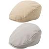 Happy Cherry Berretto Piatto Basco in Cotone Bambino Cappello Vintage Neonato 46cm/0-12 Mesi