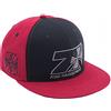 WEST COAST CHOPPERS Kimi Cross 7 Snapback Flatbill Hat rosso/nero