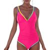 Generico Costume Intero Donna Piscina Costumi Piscina Donna Push Up Post Mastectomia A Fascia da con Volant Curvy Bagno Nuoto Taglie Forti Gonna Pantaloncini Mare XS Sexy Top Pezzo sotto Modellante Interi