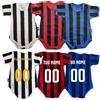 PELUSCIAMO Body Neonato Calcio Bianco Nero Rosso Nero Nero Azzurro | Personalizzato Con Nome e Numero | PS 32764-MIX