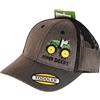John Deere 3D Rubber Tractor Print Toddler Baseball Hat Cap-Charcoal-One Size