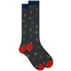 Gallo Calze lunghe uomo grigio fantasia gioco calcio