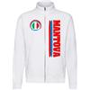 Generico Felpa Mantova Full Zip Giacchino Vari Colori Sport Calcio Tifosi Ultras (XL, Bianco)