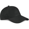 Generico Cappellino da Golf Uomo Donna 10 Pezzi con 5 Pannelli in 100% Cotone, Visiera Rigida precurvata e Chiusura Regolabile con Velcro, Disponibile in Vari Colori (Cotone, Nero)