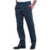 SiGGi Horeca Pantalone Cucina Unisex Gessato Nero, Coulisse (XS)