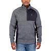 Spyder Maglione da Uomo con Mezza Zip Gait Knit Pullover Jacket, Grigio, M