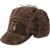 Kangol Faux Shearling Utility Flap Ca Basco, Marrone, Taglia Unica Unisex-Adulto
