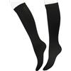 CALZE PRESTIGE (2 PAIA) BOX REGALO - Calze donna gambaletto in pregiatissimo filato lana-cashmere tinta unita classic - 100% Made in (Brescia) Italy (BLU)
