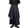 Generico Pantaloni da Gonna Casual da Uomo Pantaloni Harem a Gamba Larga Larghi Pantaloni Kendo in Stile Giapponese Estate (Black, M)